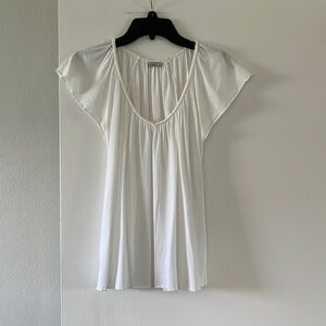 Old Navy White Babydoll Top